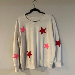 Lou & Grey Star Cozy Cotton Terry Sweatshirt